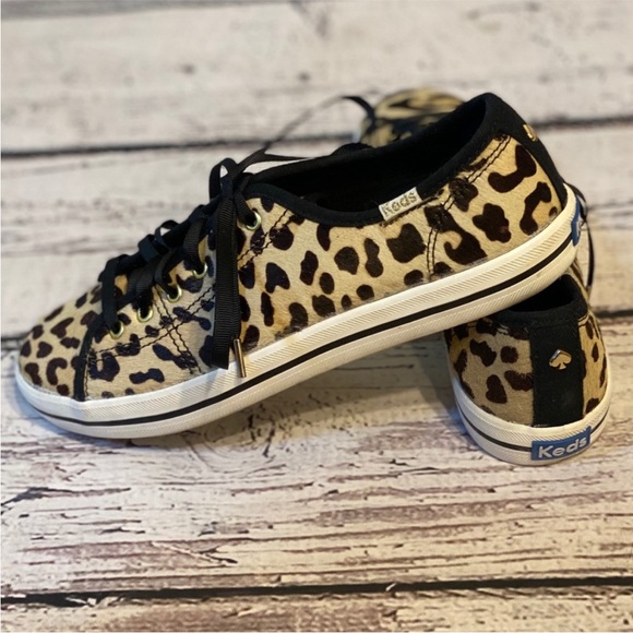 kate spade Leopard Print Sneakers NWOT - Picture 3 of 10